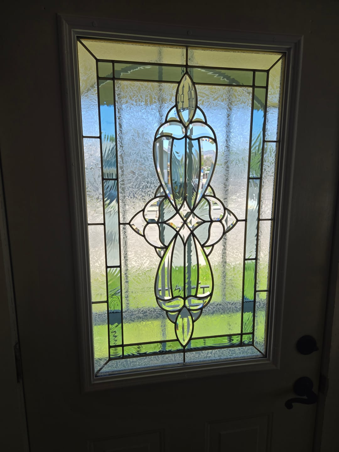 Customer photo review of Wexford Glass and Frame Kit (Half Lite 24" x 38" Frame Size)