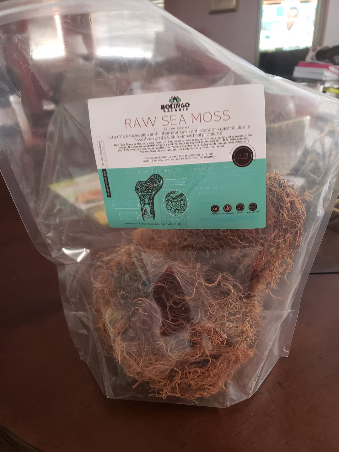 Customer photo review of 1 POUND RAW SEA MOSS