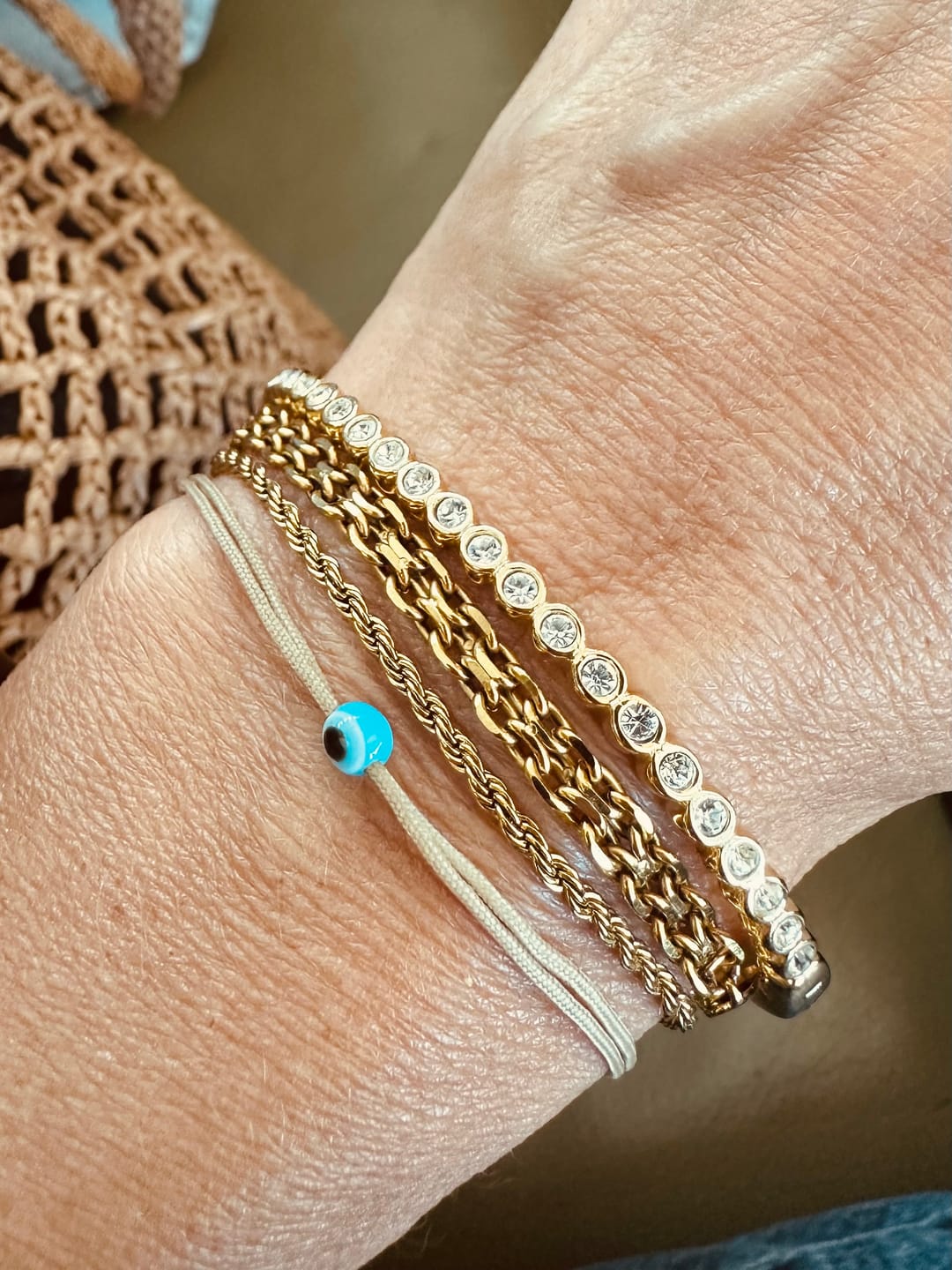 Customer photo review of Bezel Bangle