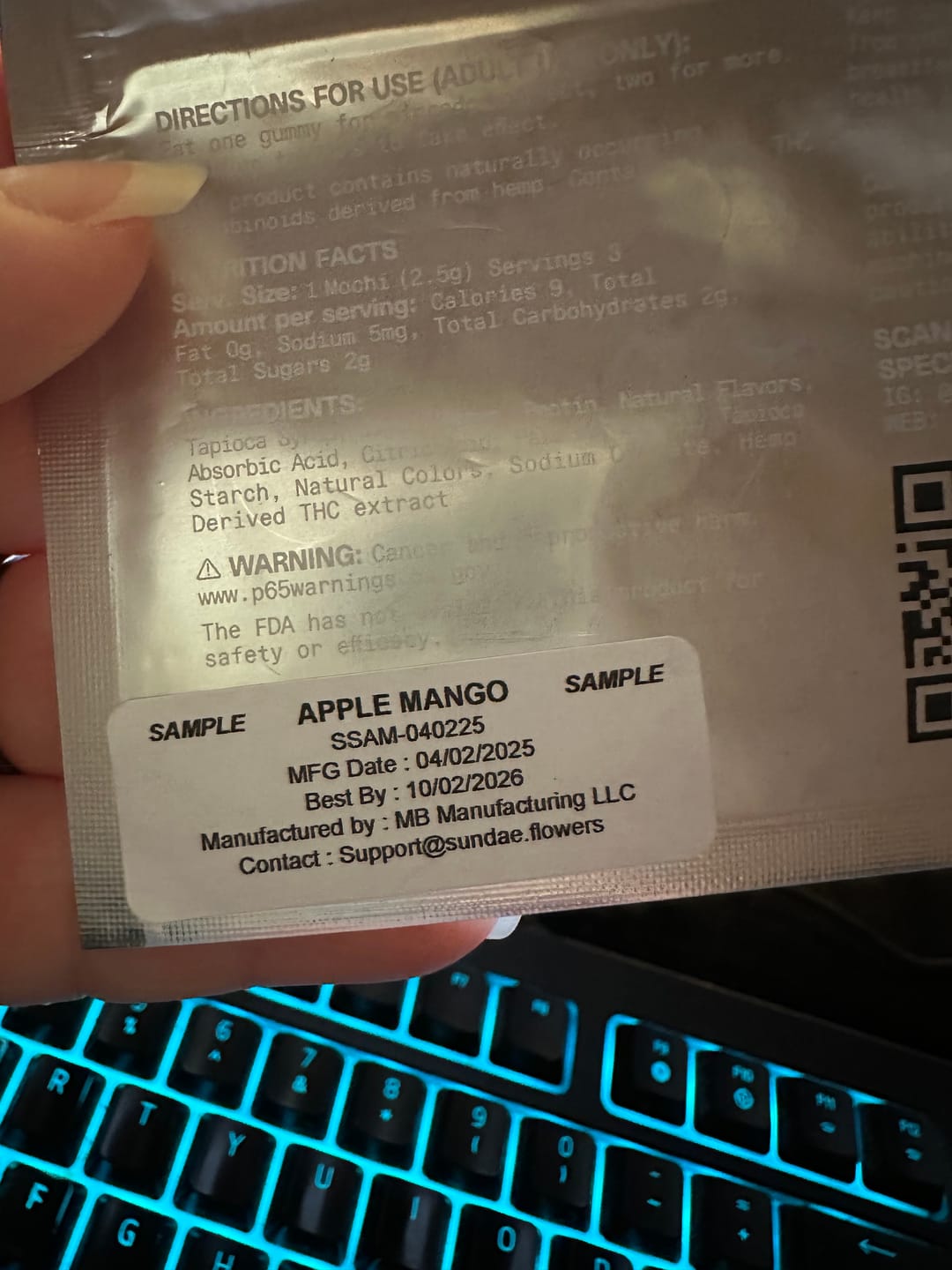 Customer photo review of Apple Mango
