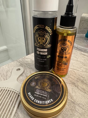 Customer photo review of Beard Care Kit