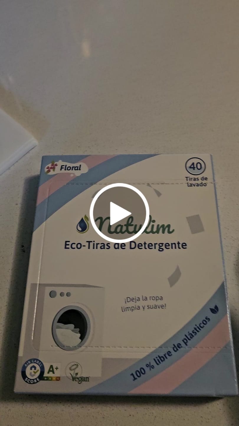Customer video review of Eco-Tiras de lavar Natulim - 40 lavados