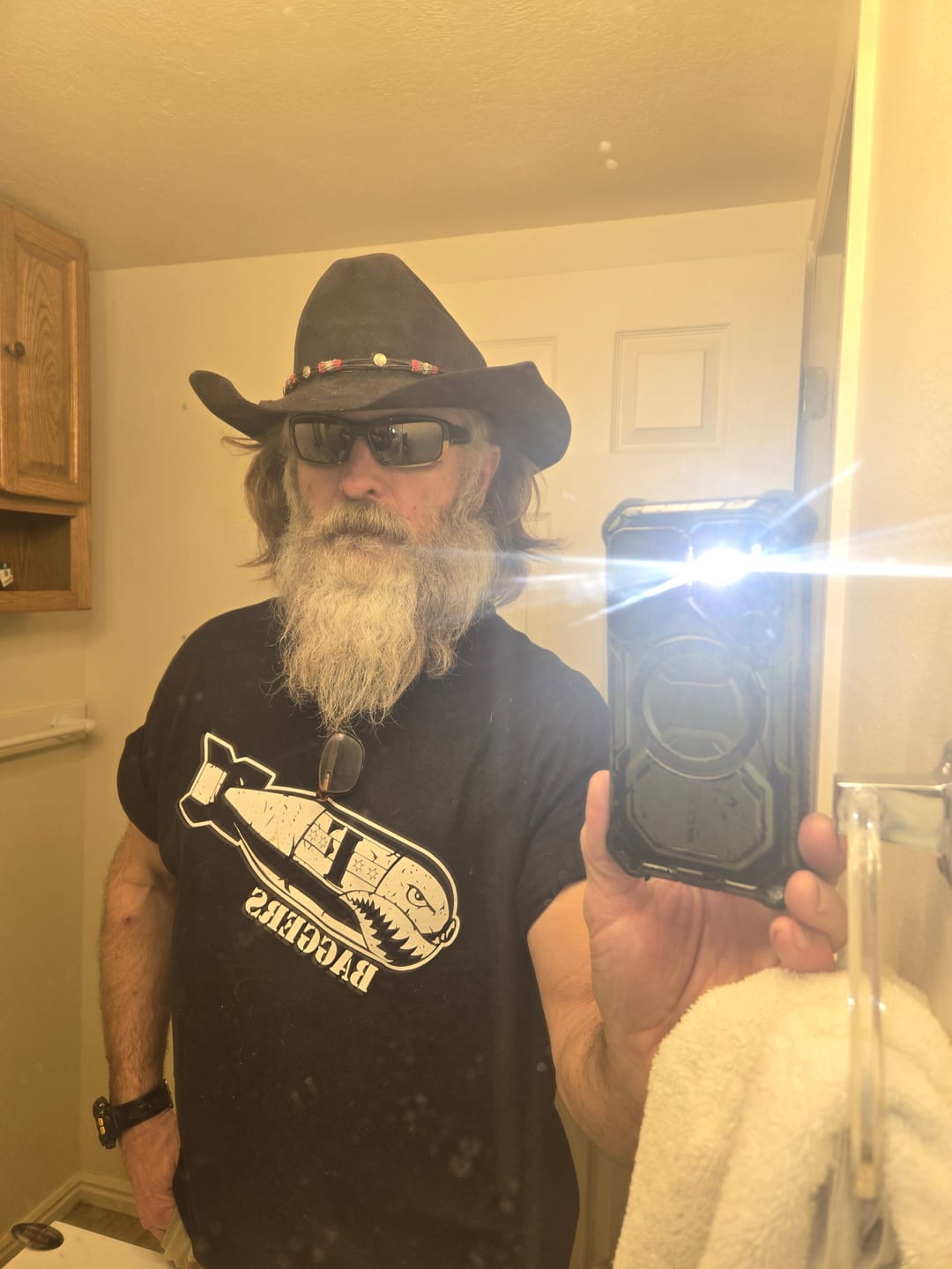 Customer photo review of F BOMB PROBLEM SOLVED HOODIE