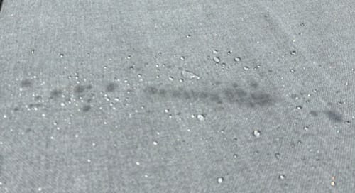 Customer photo review of Nano Coating Textiel Protectie 502