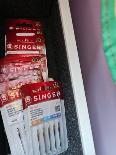 Customer photo review of 5 x Stretch (Ball Point) Needles