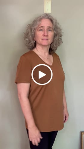 Customer video review of Junie Tee - Sahara Dust