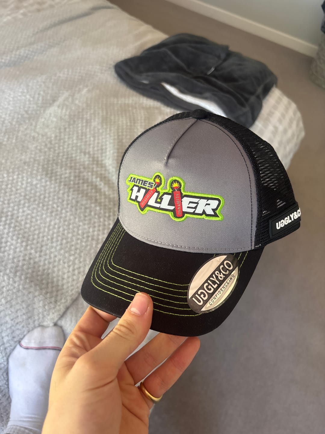 Customer photo review of James Hillier cap