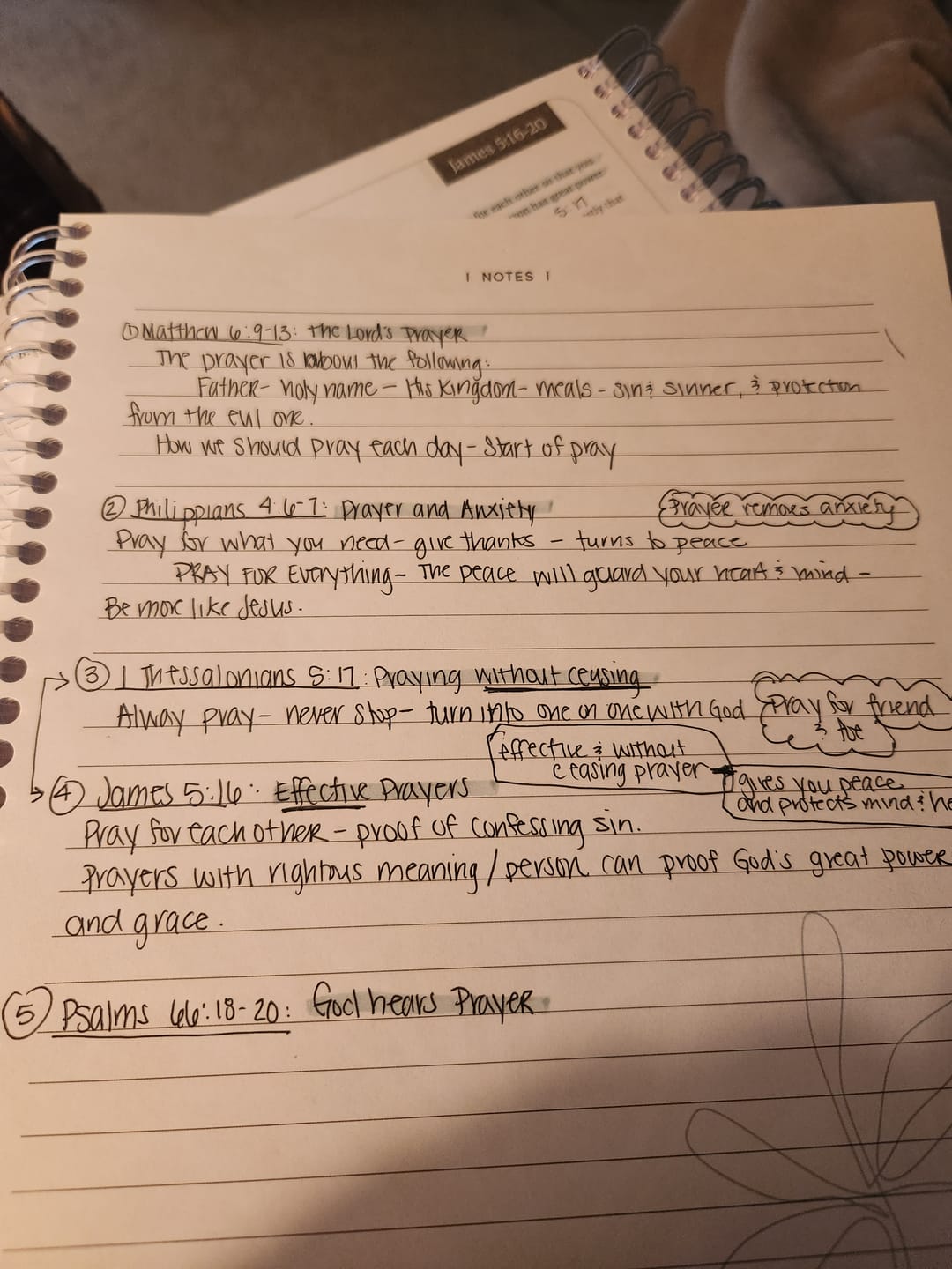 Customer photo review of Spiral Bible™ Highlighter Pack