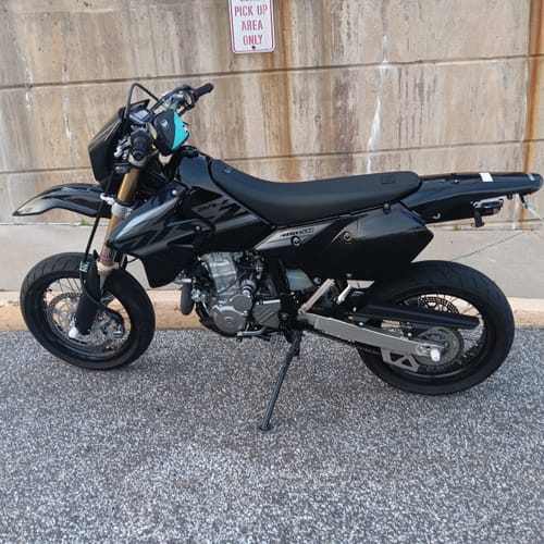 Customer photo review of Custom Seat Cover: 2024 Suzuki DR-Z 400SM