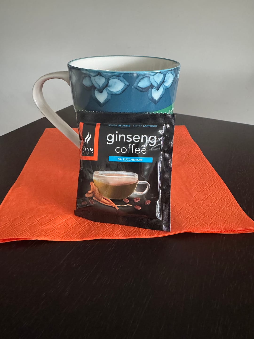 Customer photo review of Caffè al Ginseng - 20 bustine solubili da zuccherare