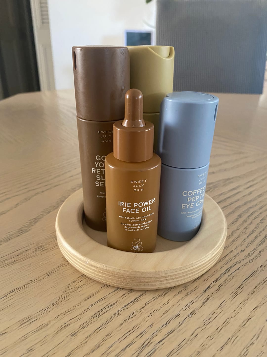 Customer photo review of Coffee Fix Peptide Eye Cream