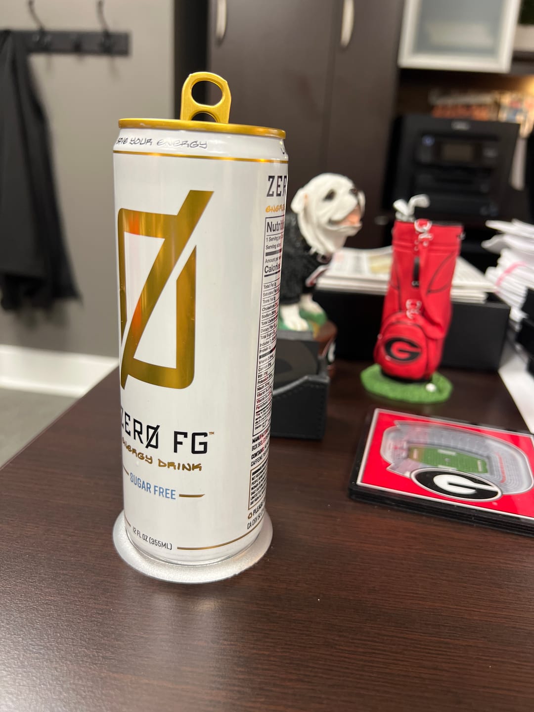 Customer photo review of ØFG Energy Drink - Sugar Free (12-Pack)
