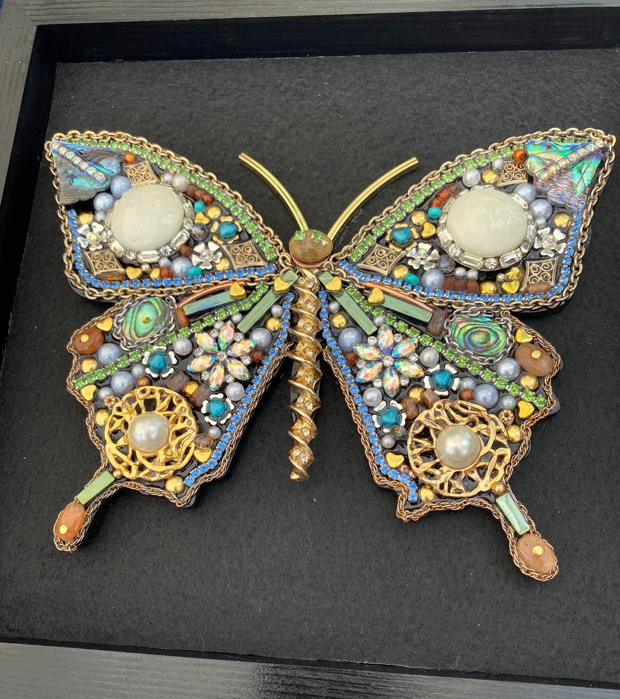 Customer photo review of Unfinished Wood Butterfly | Insect | Animal | Wildlife | Craft Cutout | up to 46" DIY