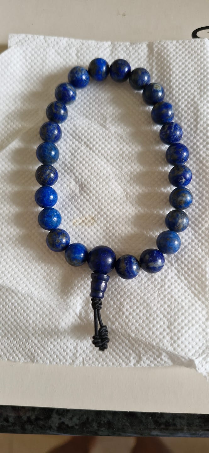 Customer photo review of Bracelets Lapis Lazuli