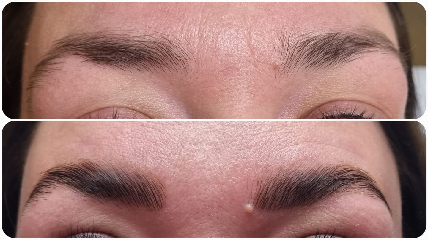 Customer photo review of Esthétique Szemöldöklamináló szettek (3x1 db vagy 3x10 db x 1,5 ml)