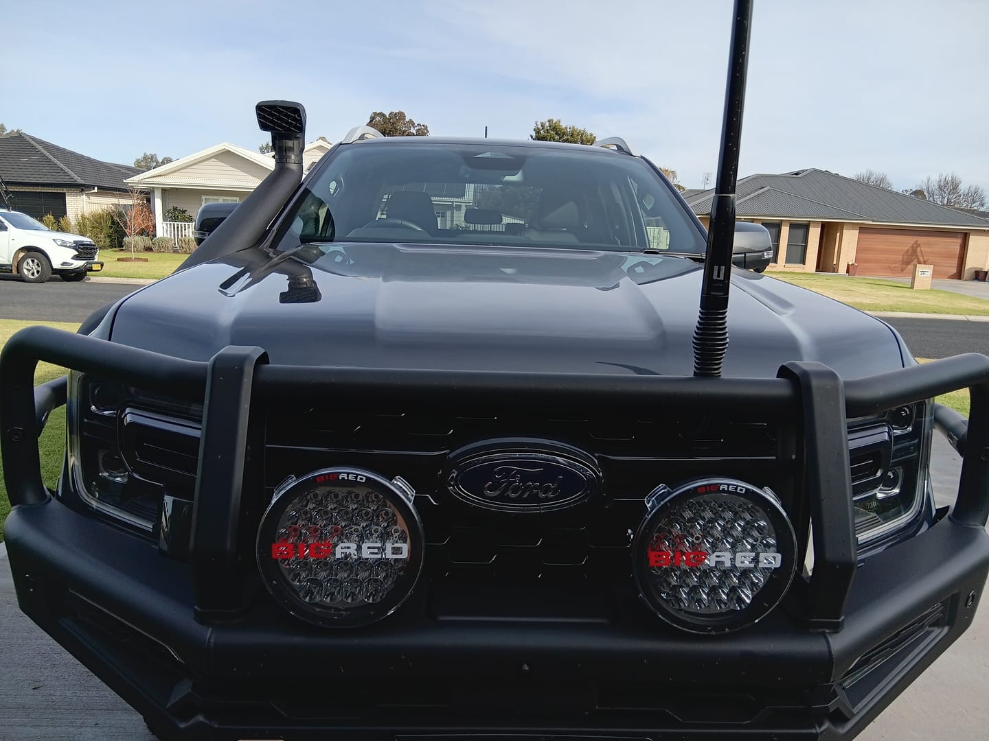 Customer photo review of 9 Inch BRG Driving Light Starter Kit (PAIR W/HARNESS)
