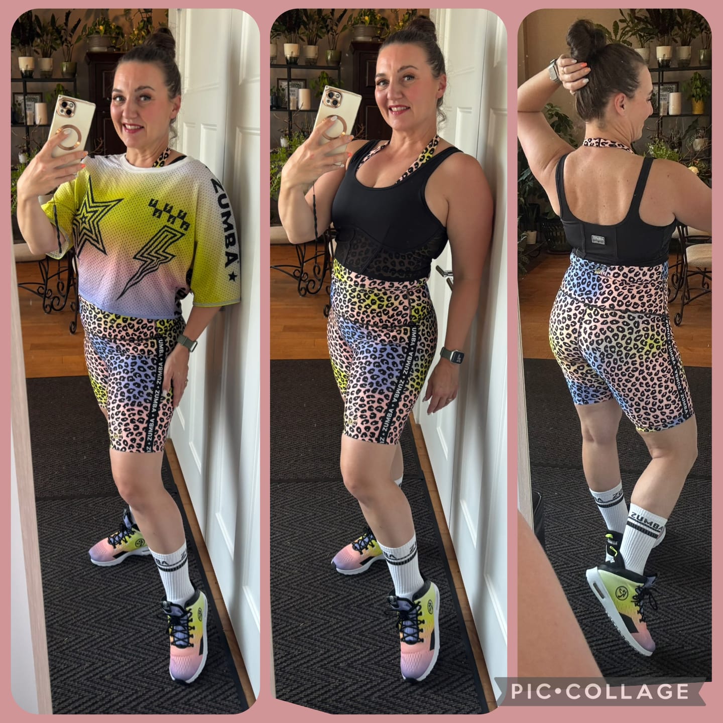Customer photo review of Zumba Core Plush High Socks