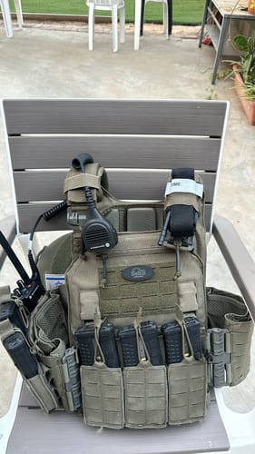 Customer photo review of Plattenträger BRAVO in coyote - bis SK4