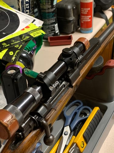 Customer photo review of Ultra Low-profile Mauser K98k NDT Scope Mount Gen 3 picatinny rail
