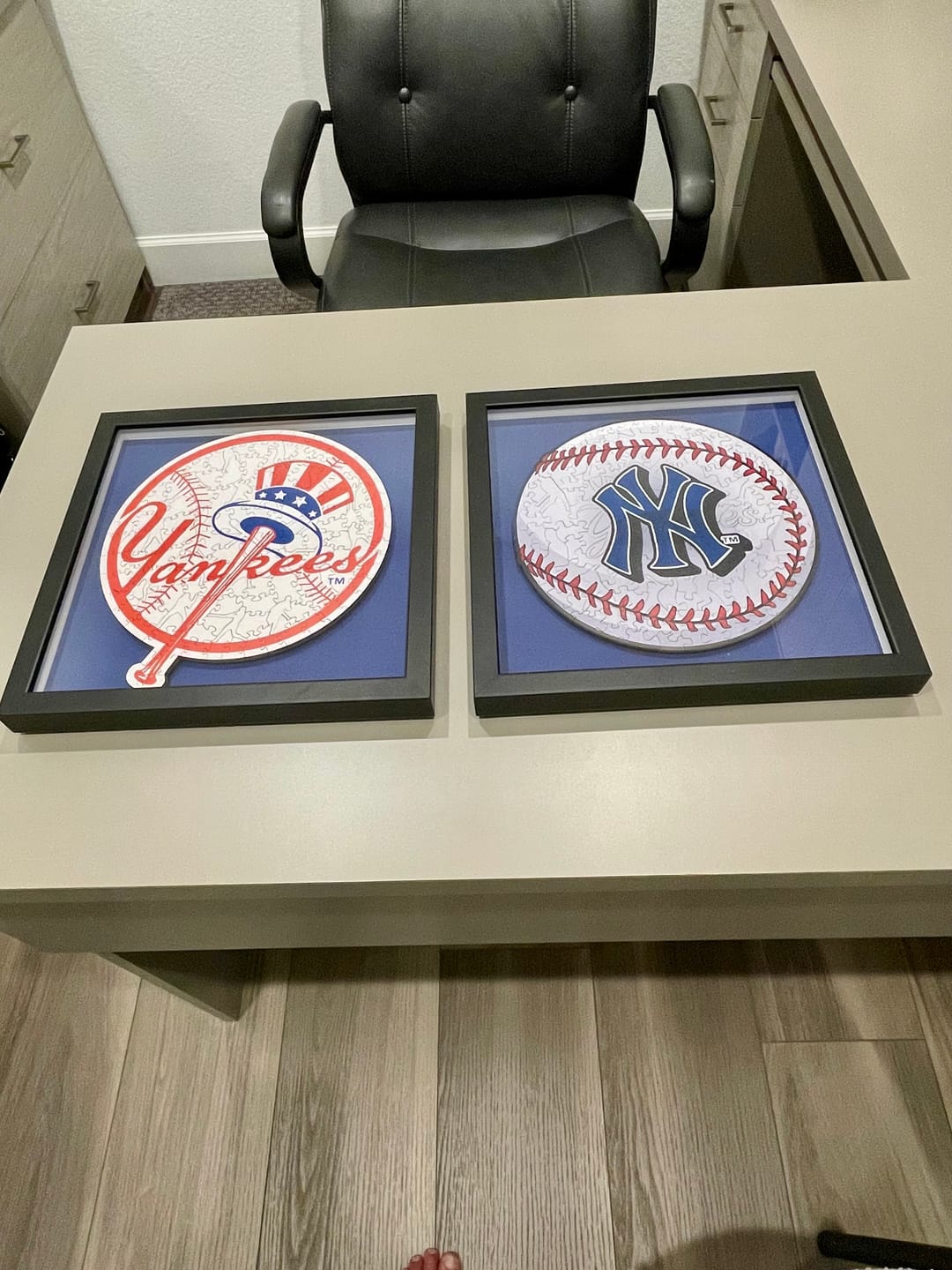 Customer photo review of New York Yankees™ - Wooden Puzzle