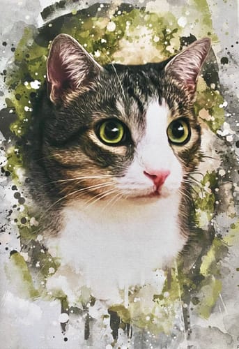 Customer photo review of Aquarell Pawtrait