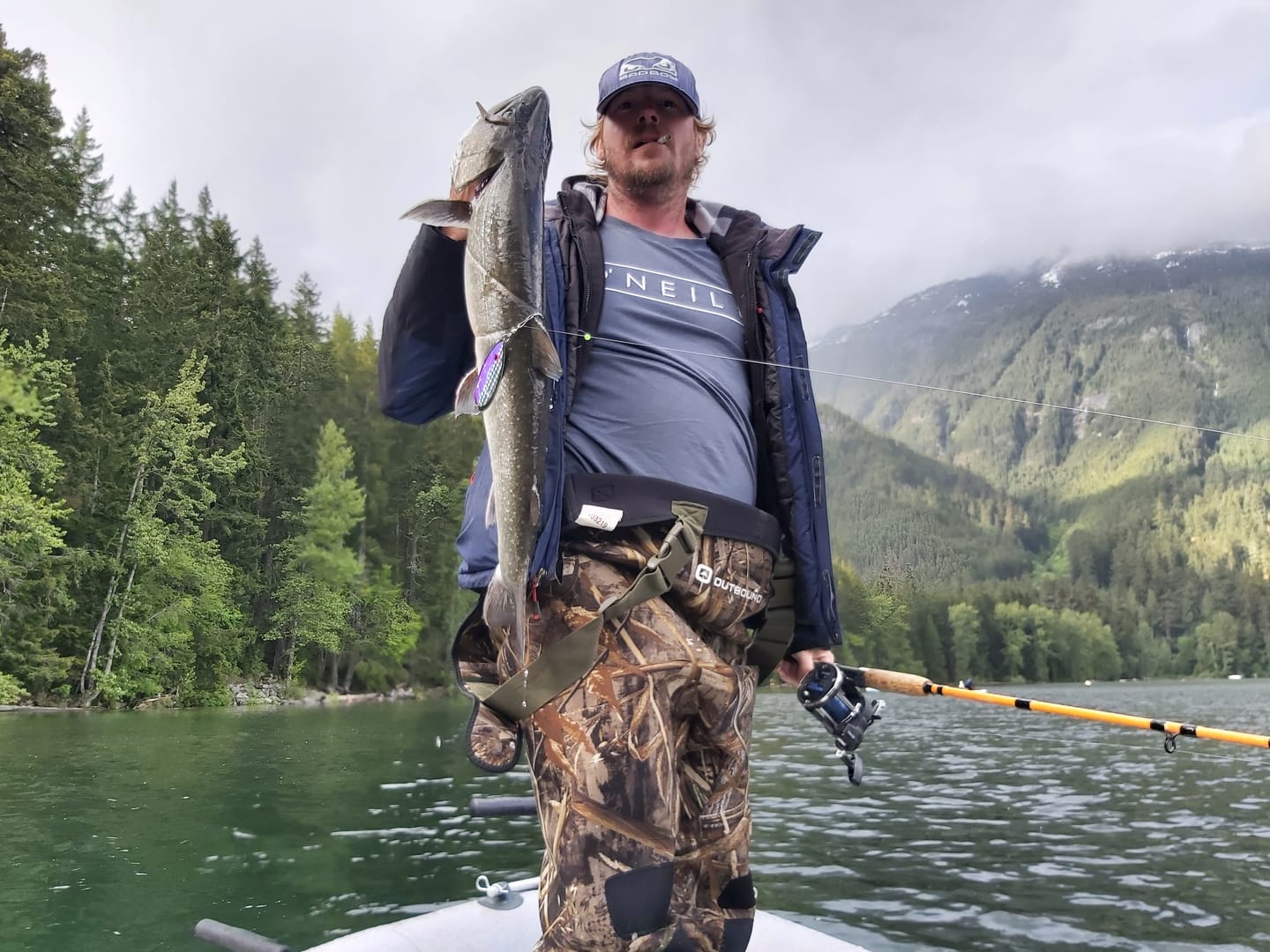 Customer photo review of Cal's Leadcore Trolling Rod