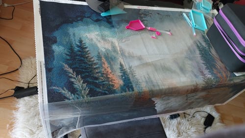 Customer photo review of 5D Diamond Painting - Mystische Feder