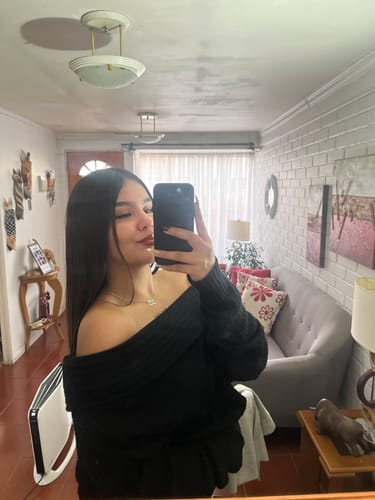 Customer photo review of SWEATER LINA NEGRO