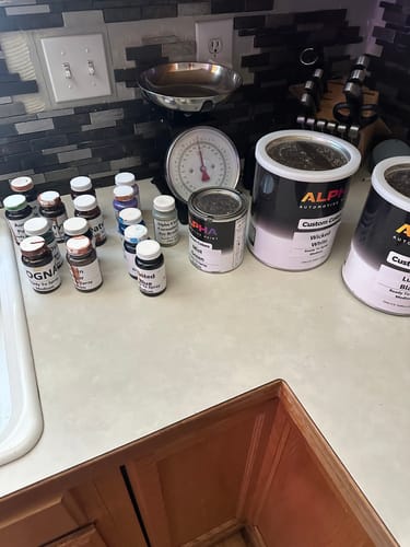 Customer photo review of Paint Sample Mystery Box