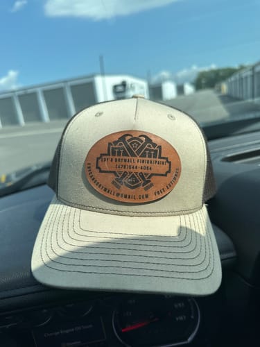 Customer photo review of Custom Five Panel Trucker Hat - Richardson 112FP