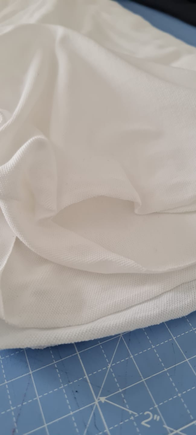 Customer photo review of Plain Pique Jersey Fabric