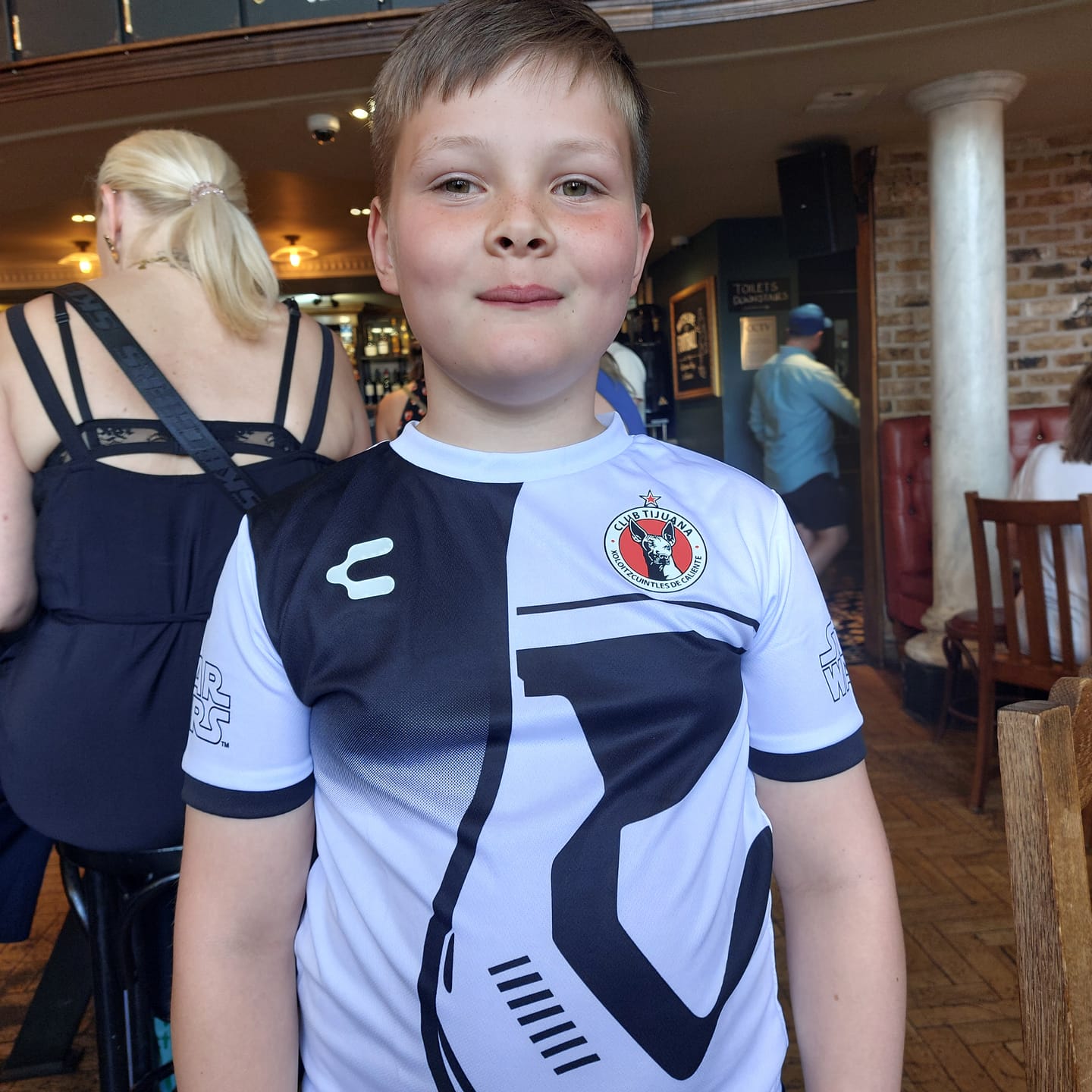 Customer photo review of Kids Secret Football Shirt