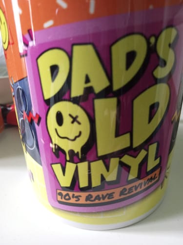Customer photo review of Dad's Old Vinyl Mug