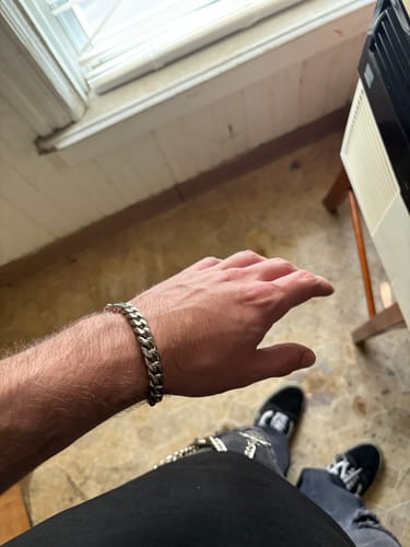 Customer photo review of CUBAN LINK BRACELET