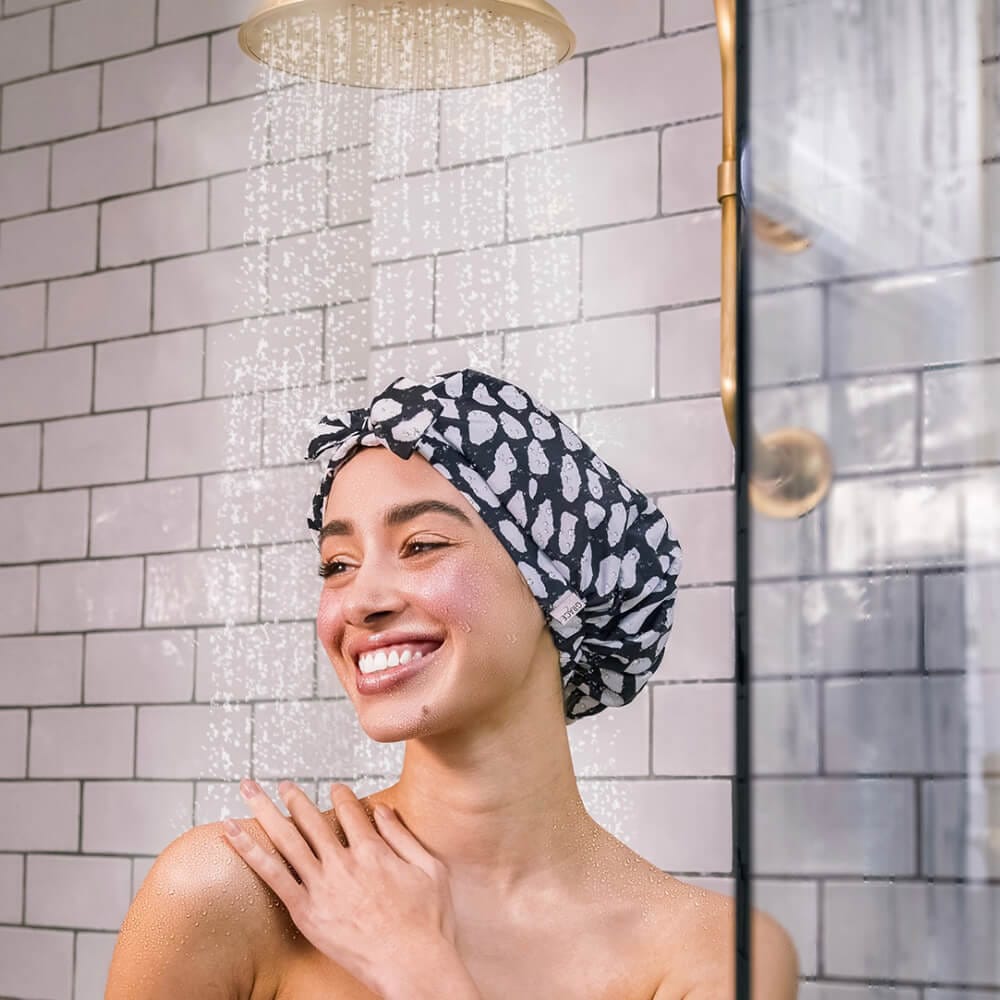 Customer photo review of Casablanca Shower Cap