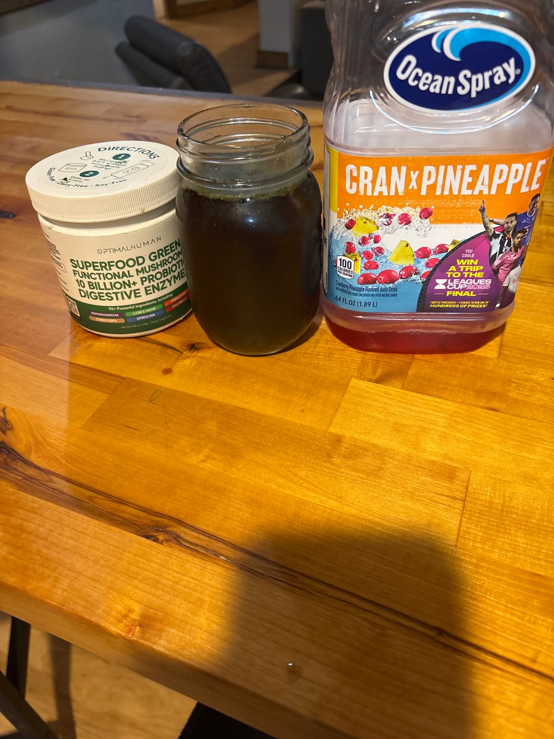 Customer photo review of Optimal Human Superfood Greens