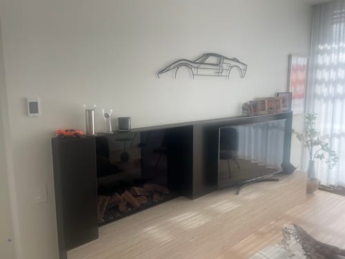Customer photo review of GT-40 Classic Silhouette Metal Wall Art