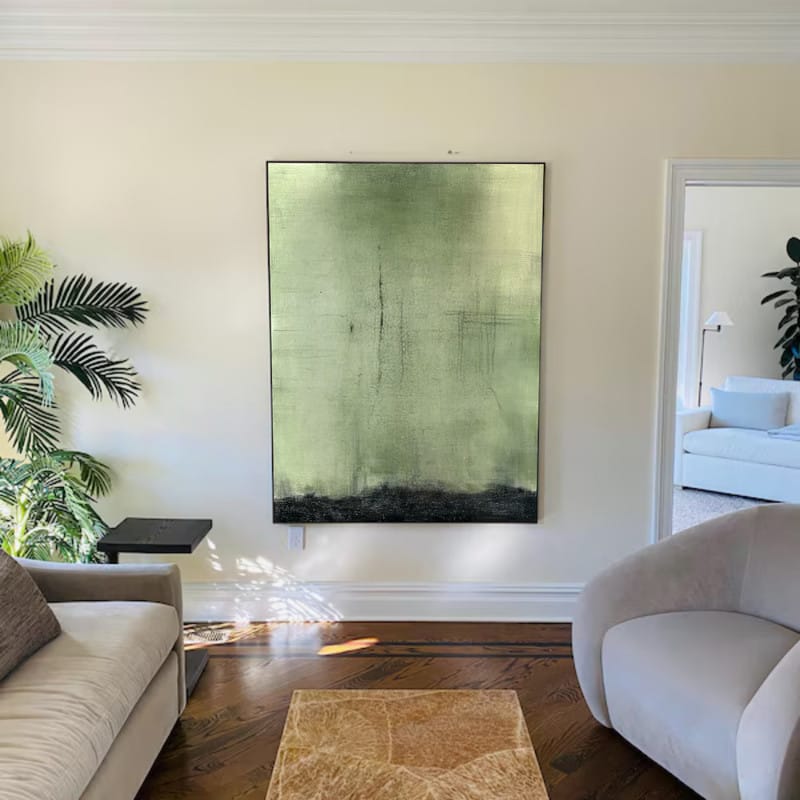 Customer photo review of Abstract Painting Canvas #AP065