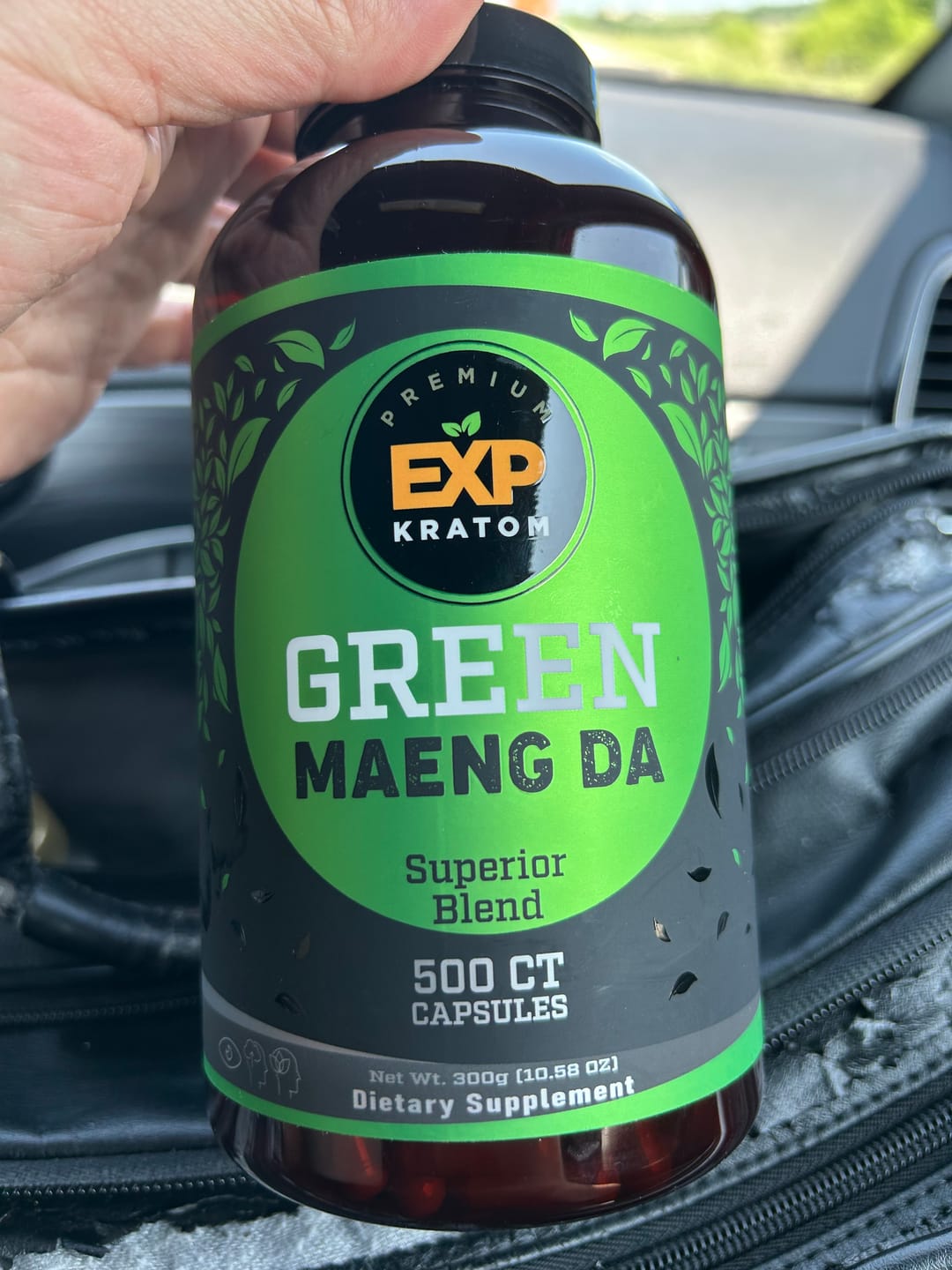 Customer photo review of EXP Premium Green Maeng Da Blend Capsules