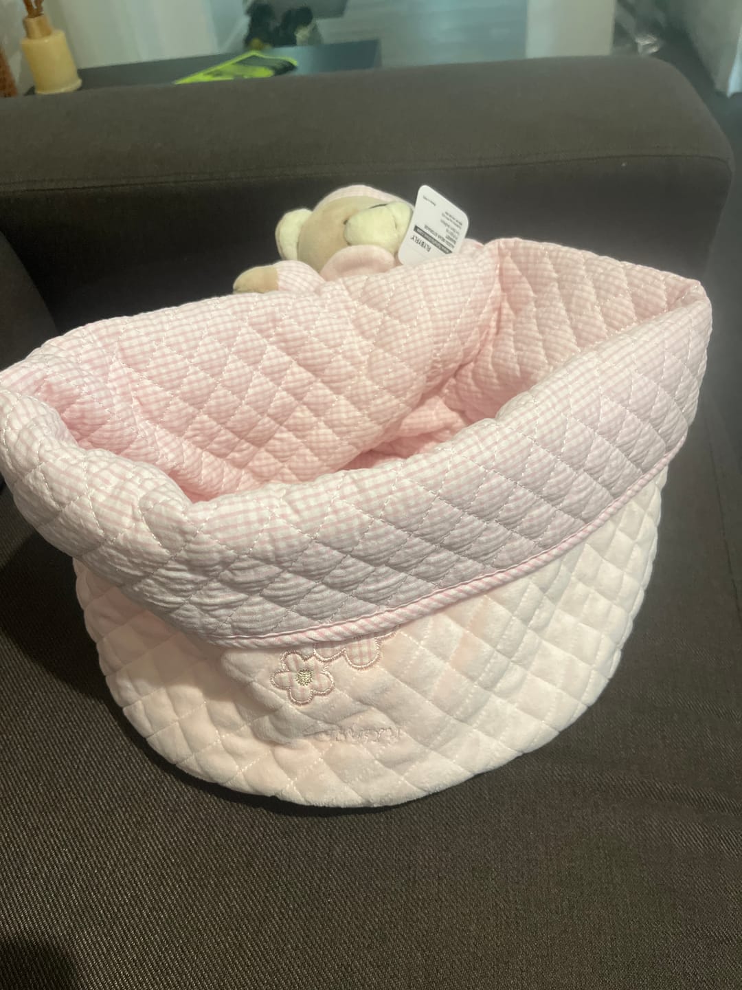 Customer photo review of Nappy Caddy | Pink