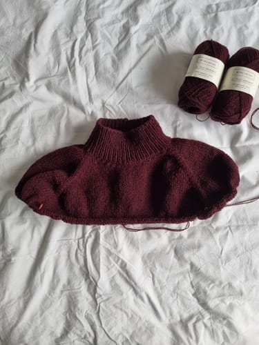 Customer photo review of Burgundy Sweater by Joanna Filip
