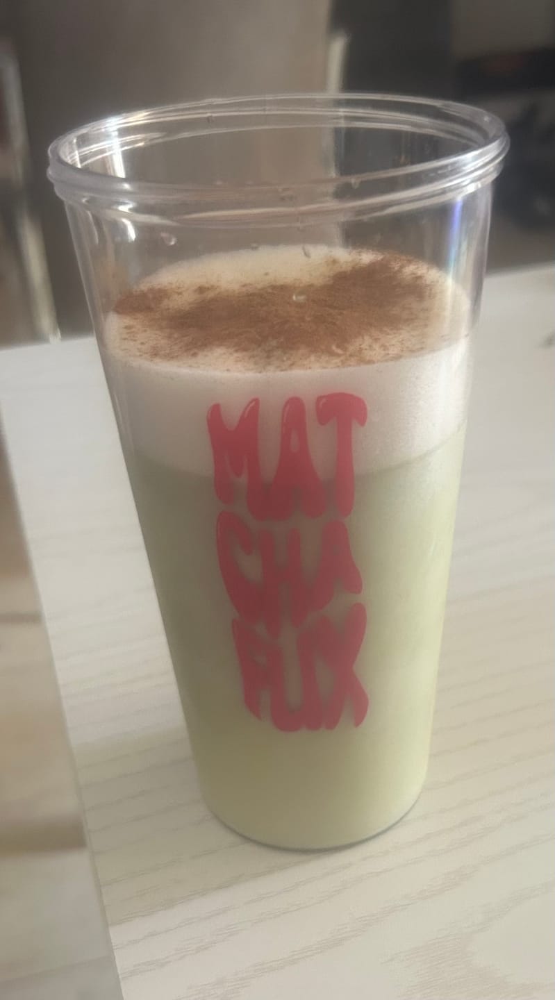 Customer photo review of Té Matcha Premium Mango