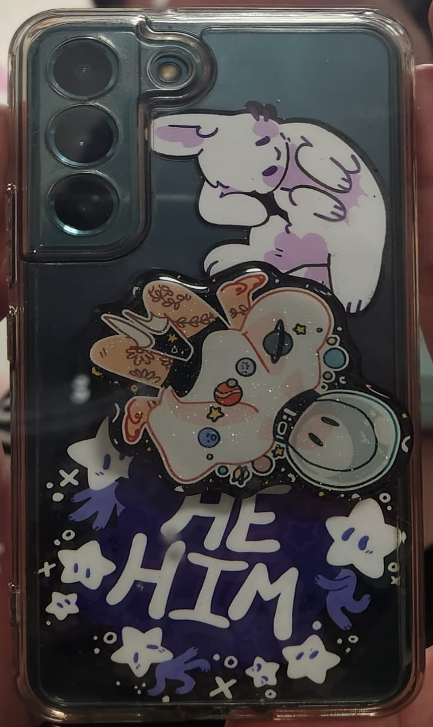 Customer photo review of Planet Ghost Phone Grip