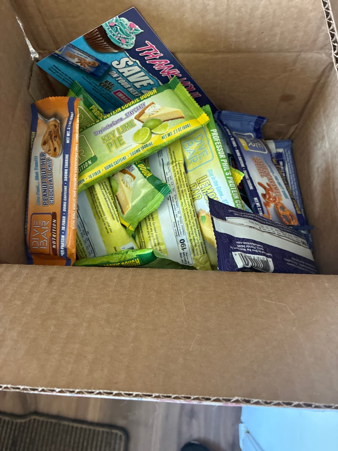 Customer photo review of STUFF MY BOX !