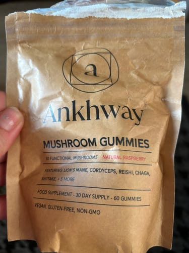Customer photo review of Mushroom Gummies