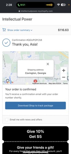 Customer photo review of Intellectual Power: Natural Brain Boost- Please allow 2-4 weeks for orders to ship after purchase