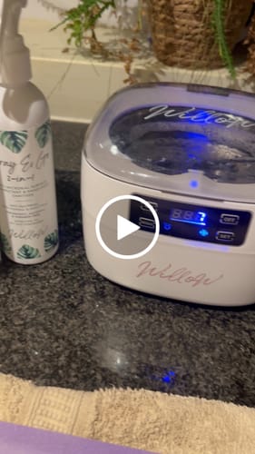 Customer video review of Willow Ultrasonic Cleaning Solution 1L