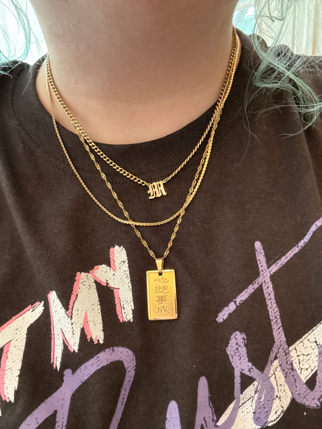 Customer photo review of Wishes & Dreams Good Luck Necklace