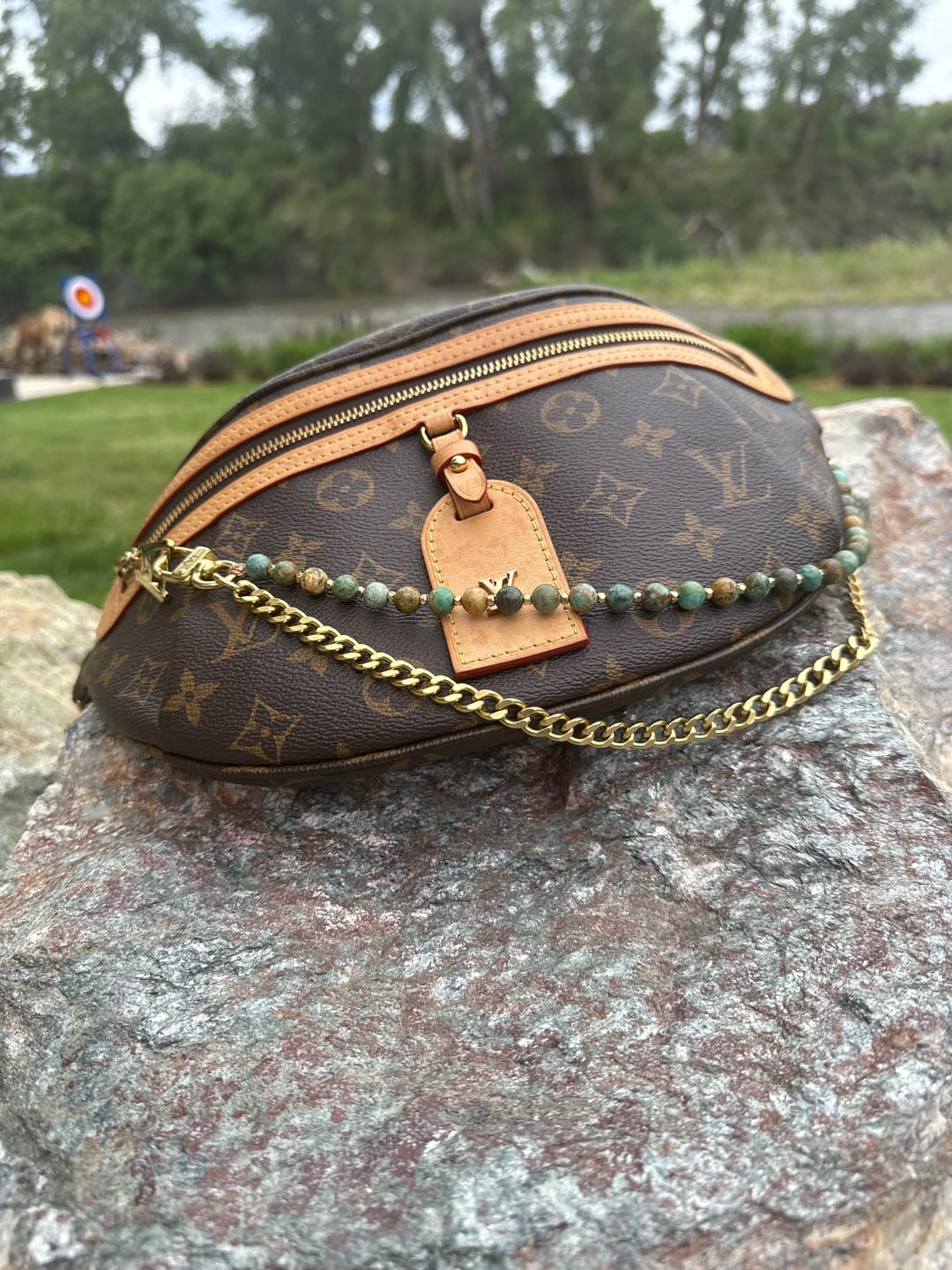 Customer photo review of Turquoise AFC X LAV Beaded Chain