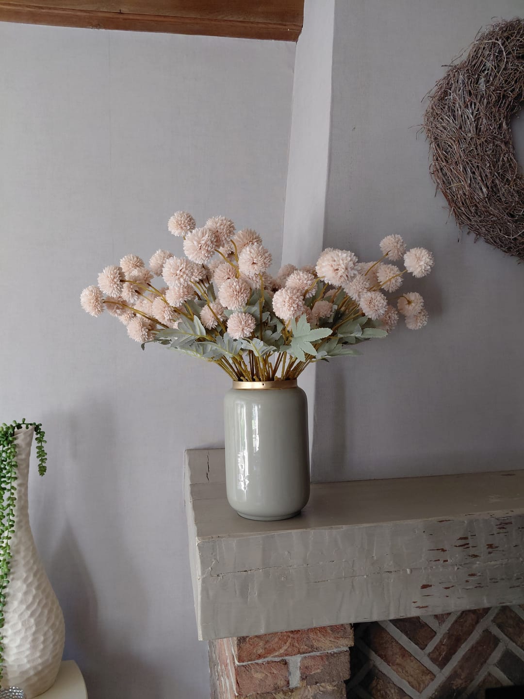 Customer photo review of Zijden Kiku Bloemen - Crème
